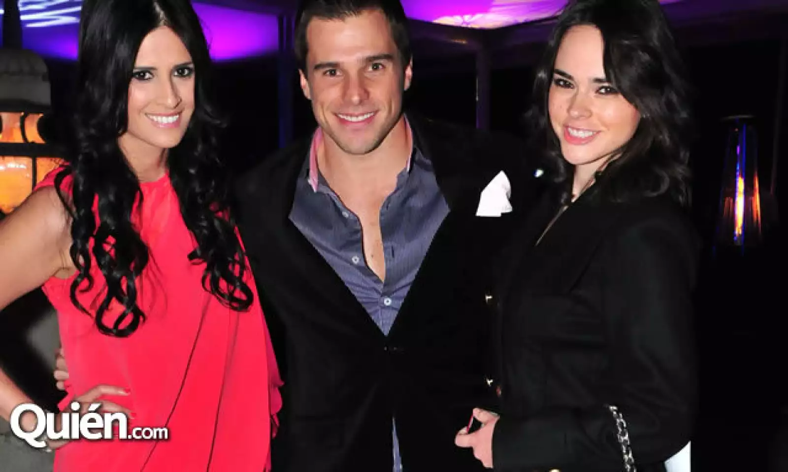 Polina Panopoulos y Jorge y Fabiola Marroquín