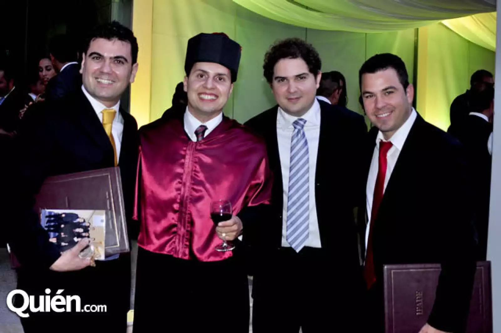 Eduardo Gutiérrez, René González, Rodrigo García Jaques y Alejandro Salazar