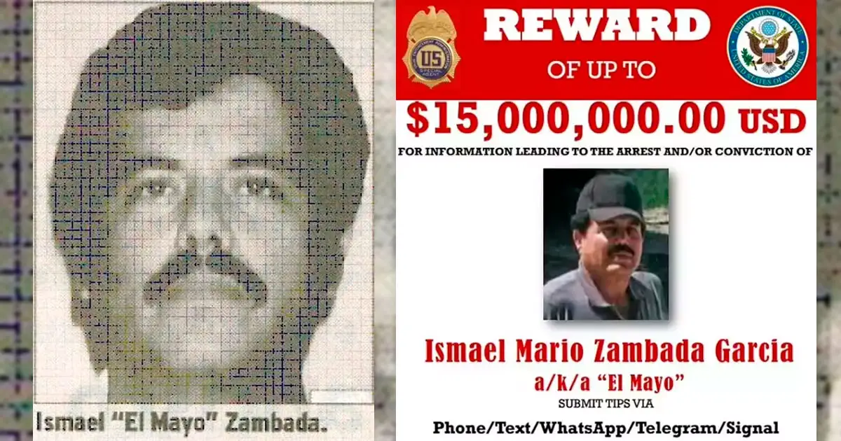 recompensa mayo zambada