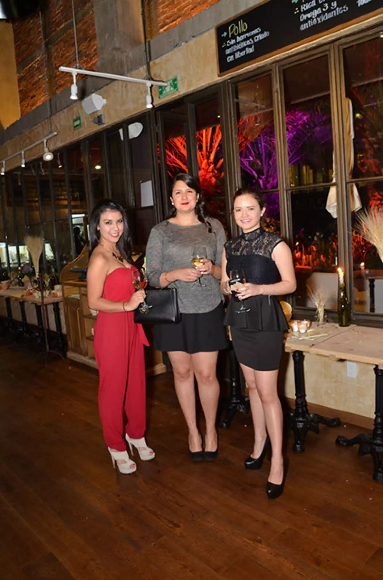 Diana Bonilla,Alejandra Flores y Bessy Gutiérrez.