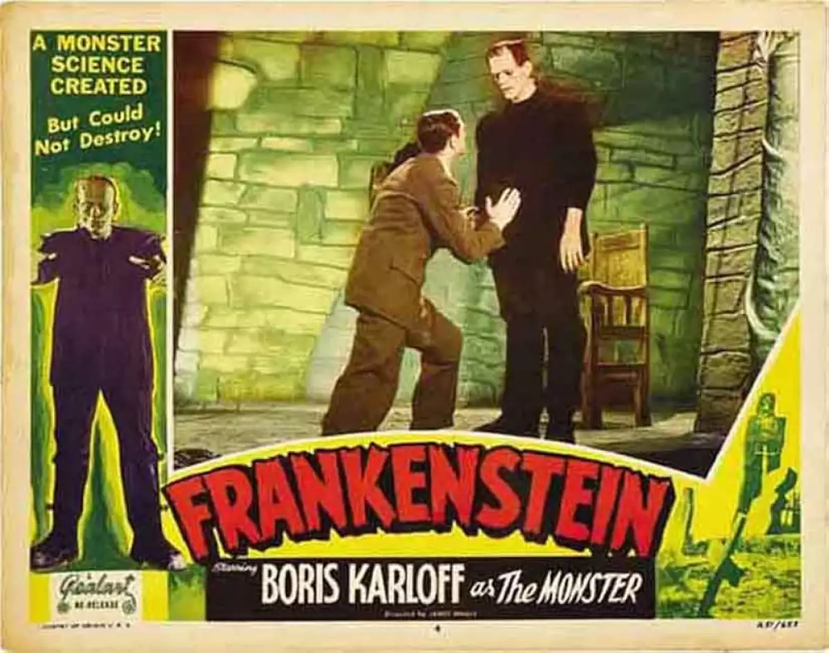 Imagen de la película Frankenstein protagonizada por Boris Karloff