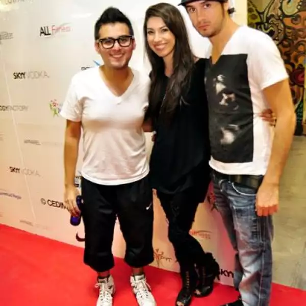 Aarón Arredondo,Dalia Ramos y Erick Saenz