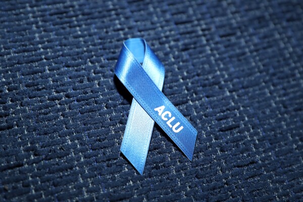 ACLU blue ribbon