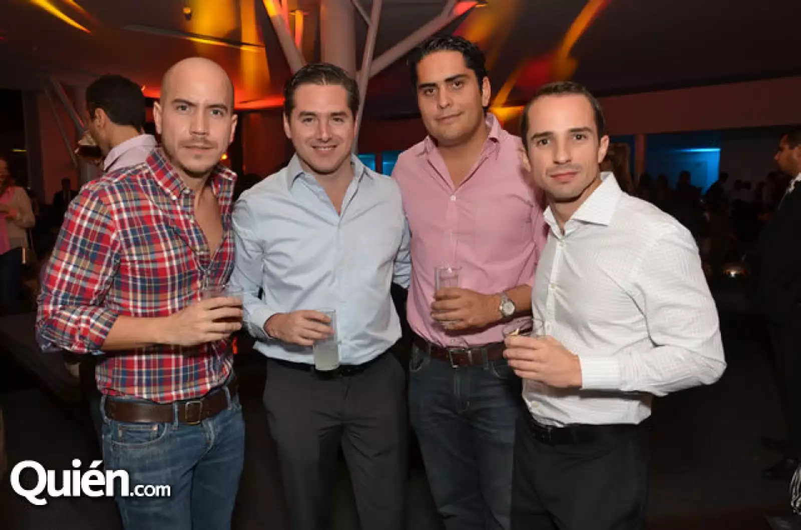 Juan Pablo Partida, Checo Barrera, Alfredo Medina y Santiago Castillo