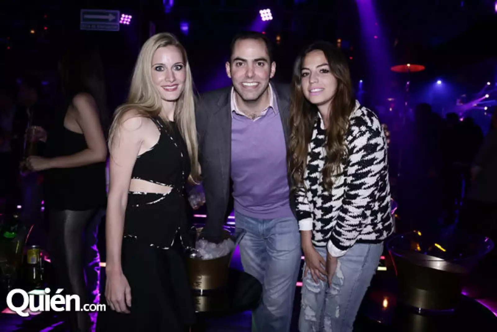 Jaquelin Schurter, John Elkhouri y Lilian Román