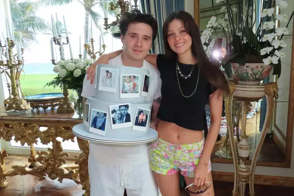Brooklyn Beckham y Nicola Peltz celebraron su primer aniversario de bodas