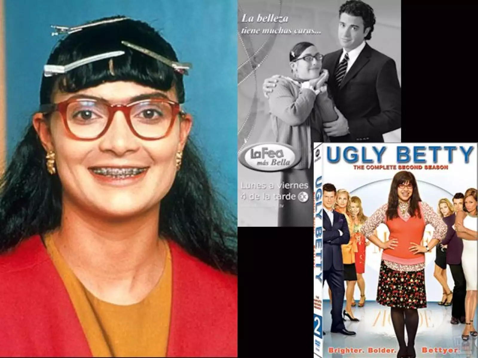 Betty, la fea fue la primera historia, después se creó la versión mexicana: La fea más bella y la estadounidense Ugly Betty. Además de otras versiones latinoamericanas.