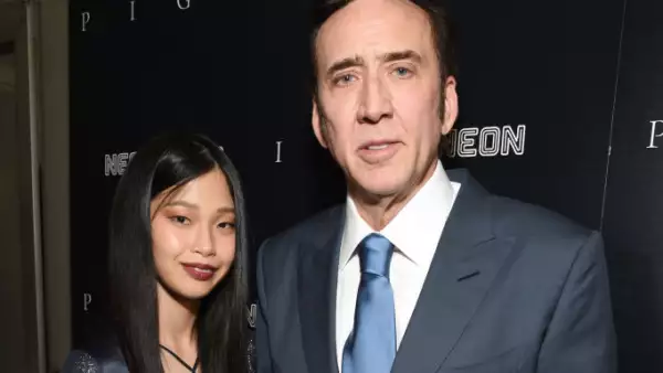 Riko Shibata y Nicolas Cage
