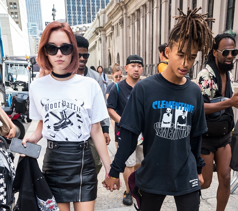 Jaden Smith y Sarah Snyder