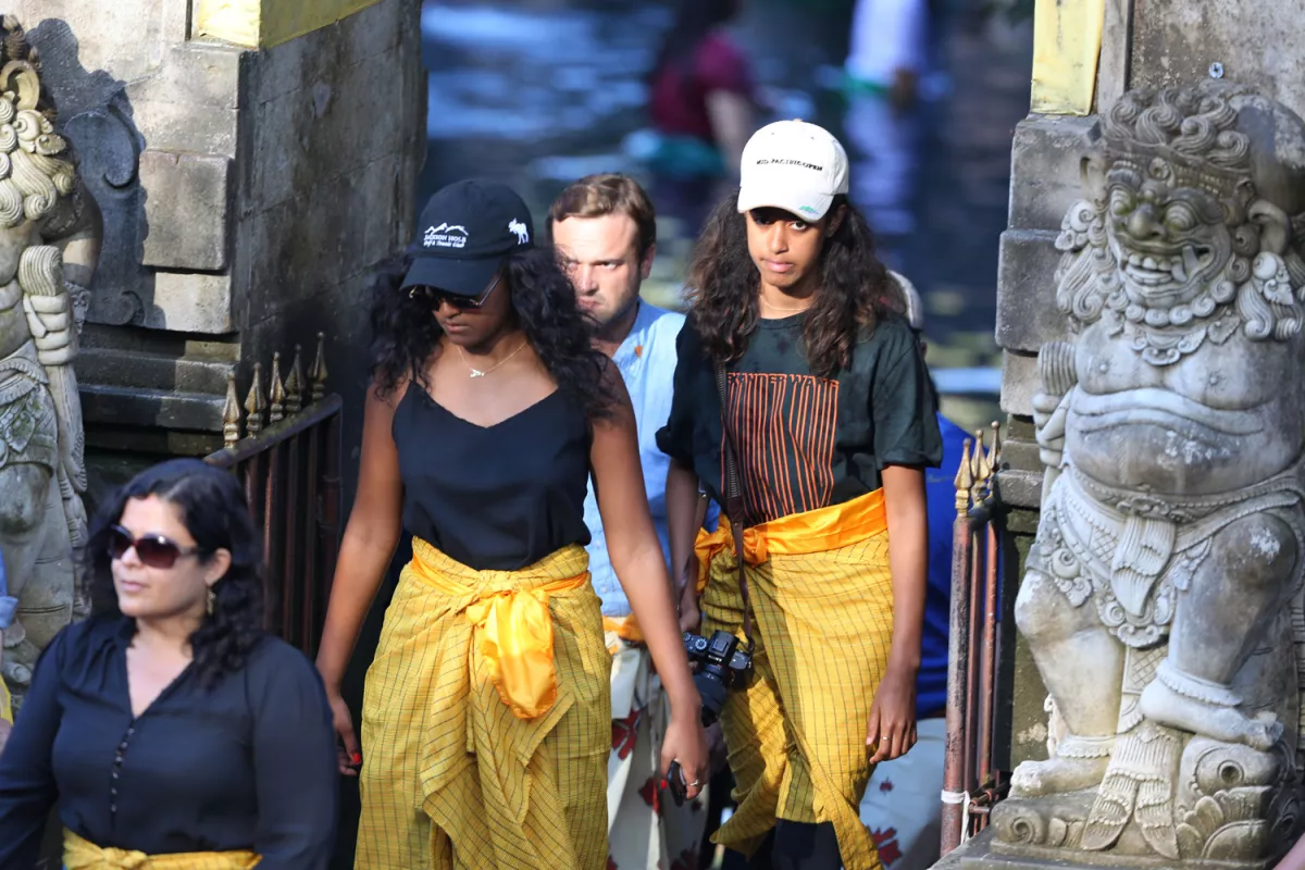 Sasha y Malia Obama