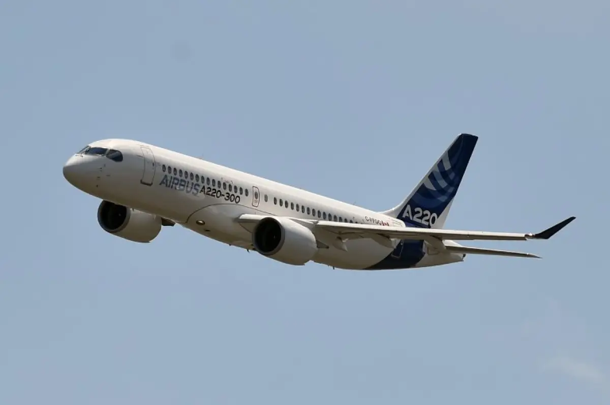 avión de Airbus