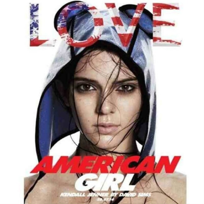 Así luce Kendall, como la "American Girl" de The Love Magazine.