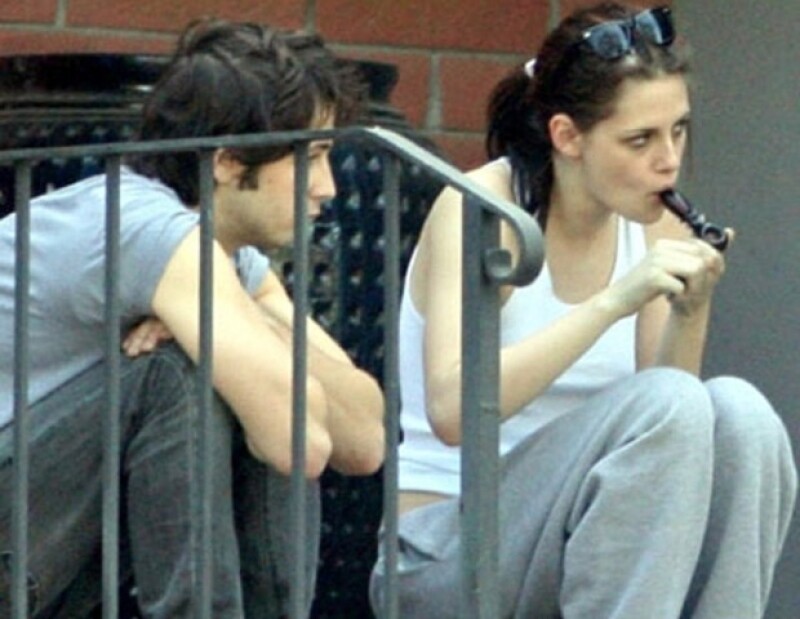 Kristen no le dio importancia a esta foto.