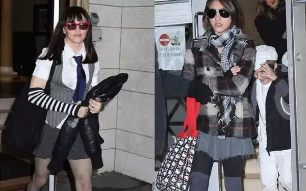 Madonna eligió del clóset de Lourdes las prendas ideales para su disfraz.