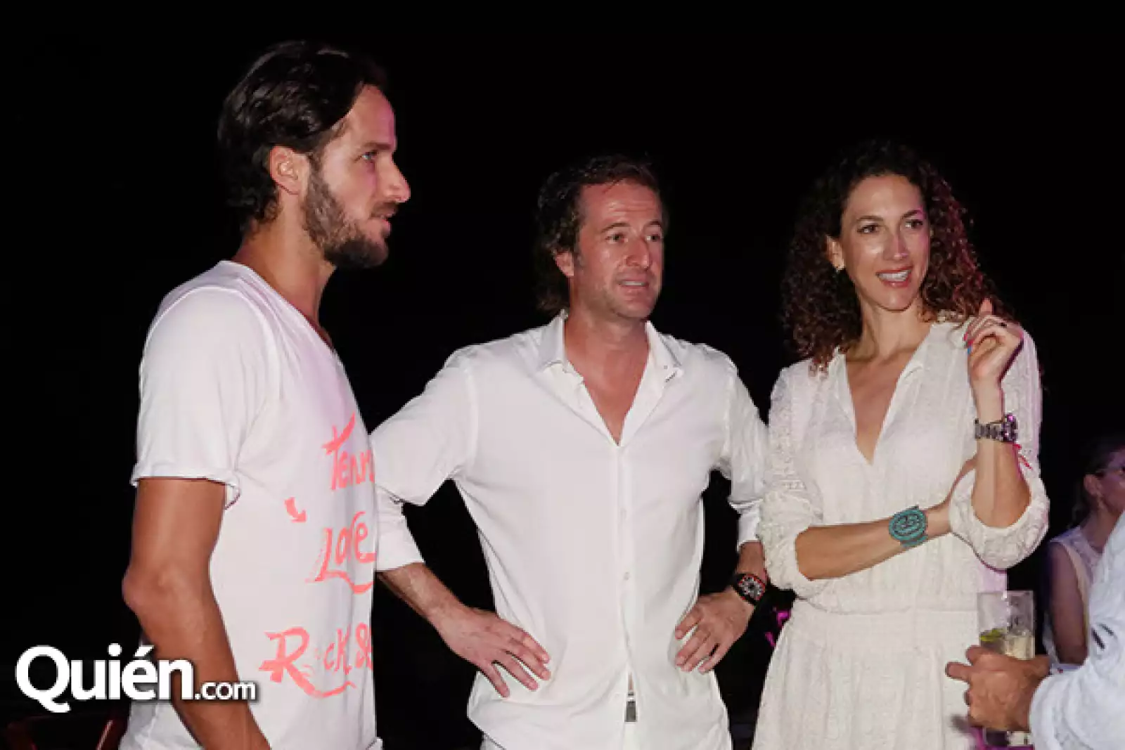 Feliciano López, Javier Braun y Carla Aparicio
