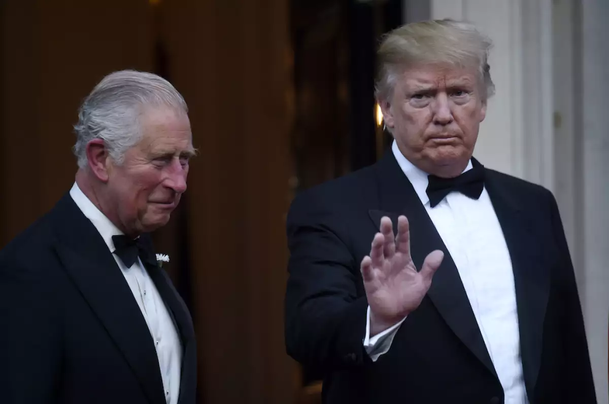 Príncipe Carlos y Donald Trump