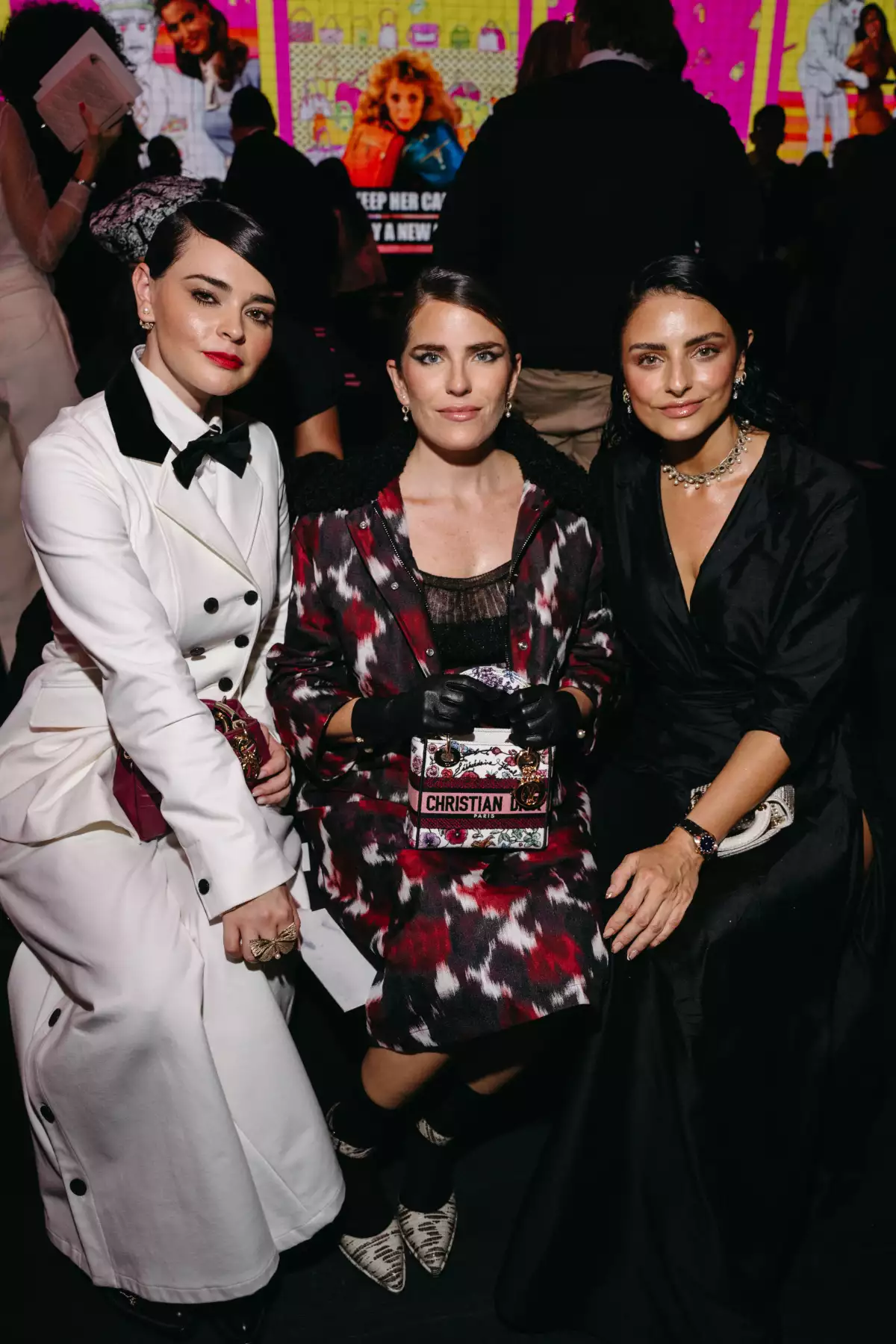 Fabiola Guajardo, Karla Souza y Aislinn Derbez en Dior.