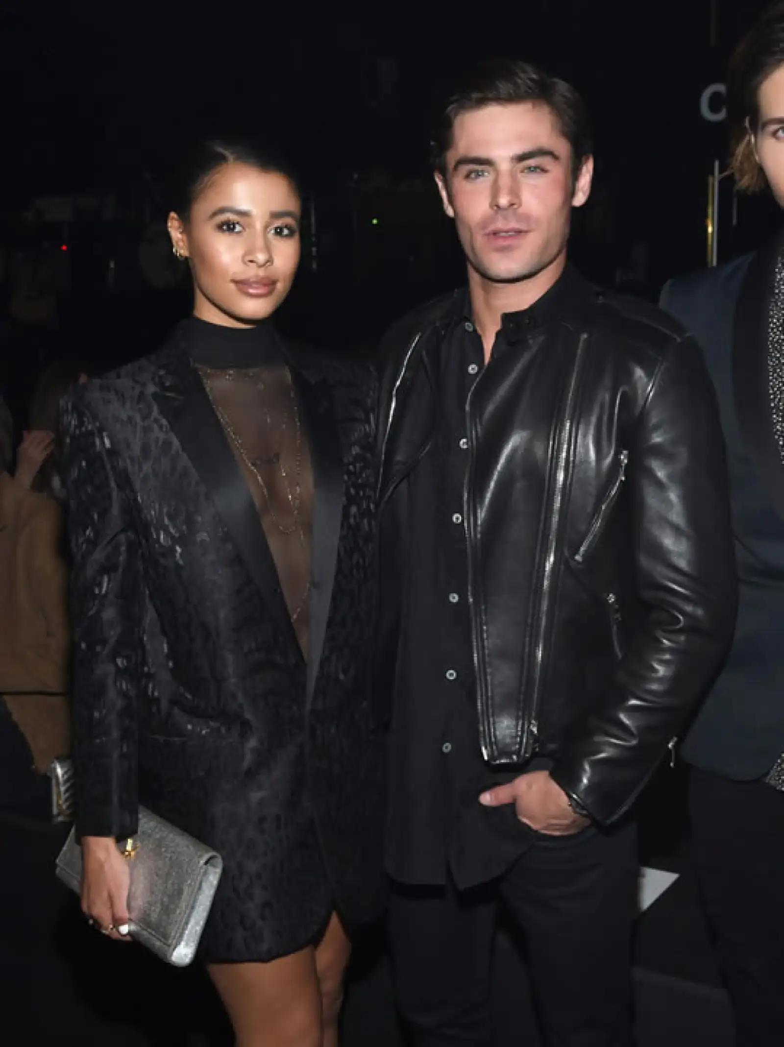 Hot! Zac Efron también estuvo presente en el fashion show junto con Sam Miro.