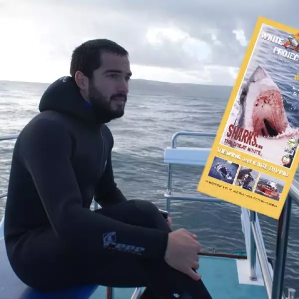 Desde que me enteré de que iría a Sudáfrica hice todo lo posible por hacer un tour para nadar con el famoso tiburón blanco que habita la zona.