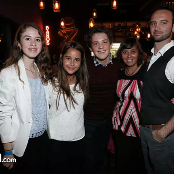 Annie Juarez, Paulina Fuchs, Ernesto Huergo, Marcela Illoldi y Esteban Reyes.