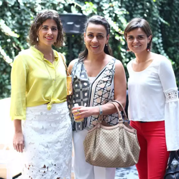 Paulina Feltrín, Andrea Carreiro e Ingrid de Barrios
