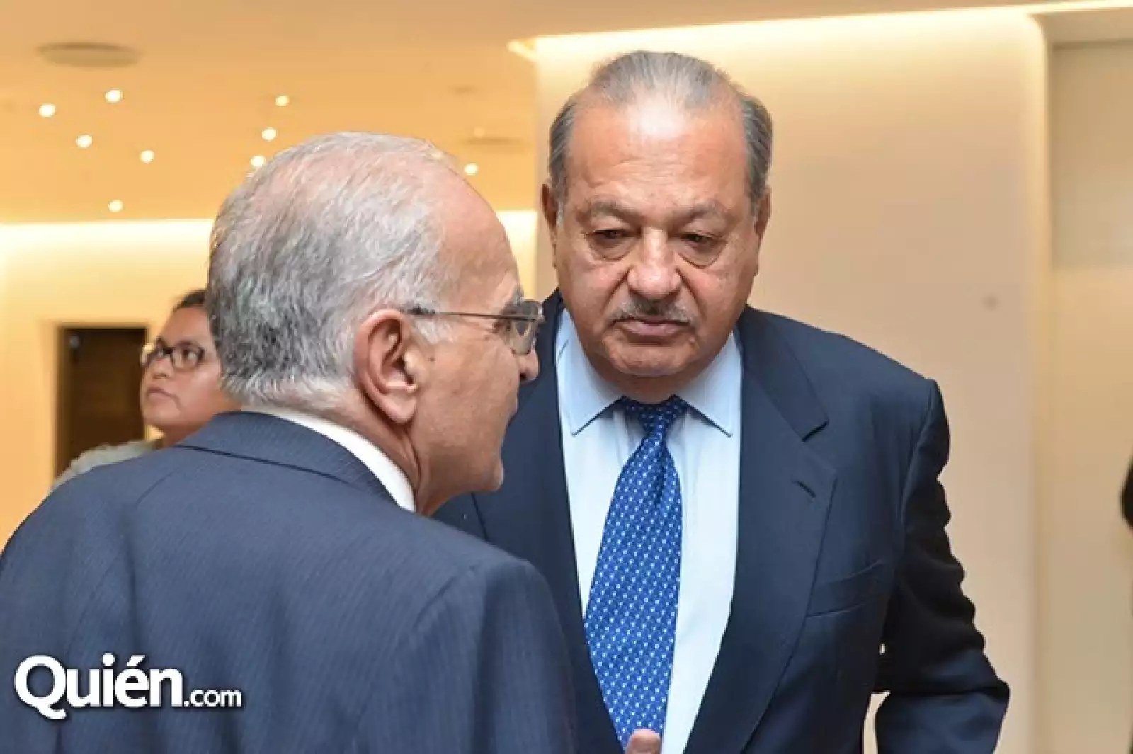 Dr. Daniel Stamboulian y Carlos Slim Helú.