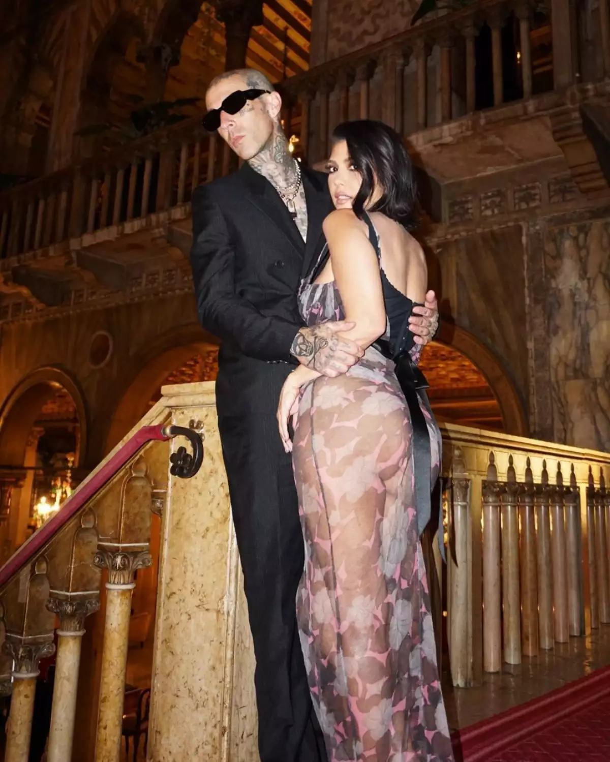 Kourtney Kardashian y Travis Barker