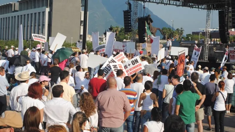 Protesta Monterrey