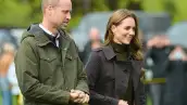 Los príncipes William y Kate.