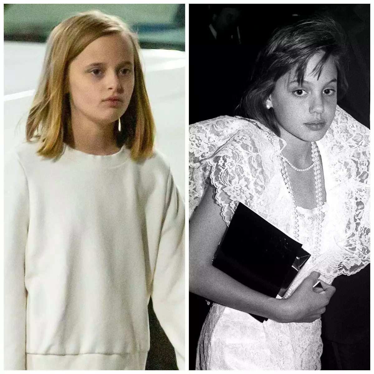 Vivienne y Angelina Jolie