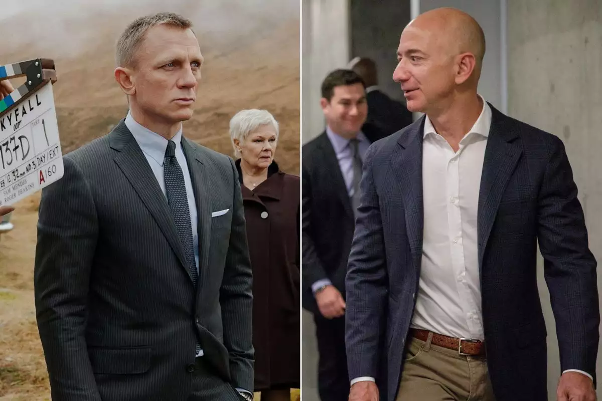 Daniel Craig y Jeff Bezos