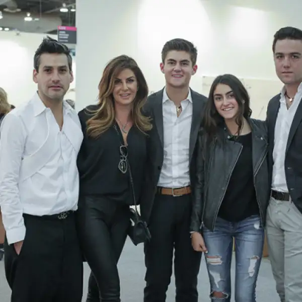 Raymundo Pérez, Alejandra Funtanet, Nicolás Saad, Natahsa Saad y Sebastián García