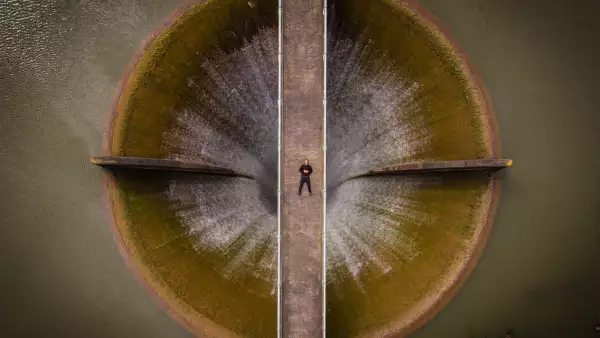 El ojo de un drone