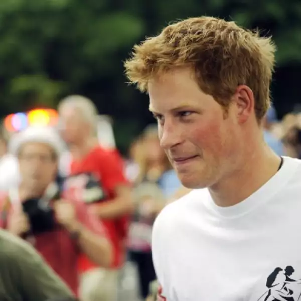 Los veteranos de guerra estuvieron contentos de tener una vista de la talla de el príncipe Harry.