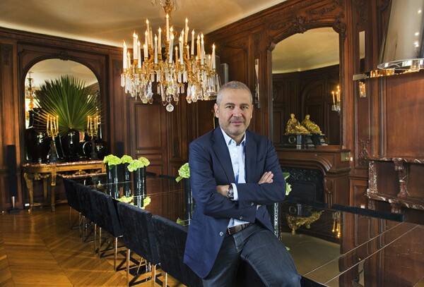 Designer Elie Saab in His Apartment in Paris, France - Aug 2011