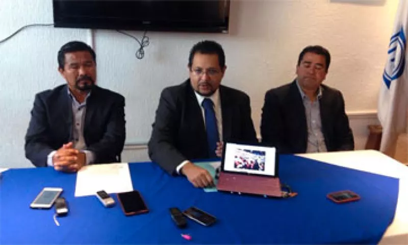 El secretario general del PAN, Juan Alejandro Enríquez Pérez, anunció que se solicitaron los detalles de gastos de registro y ratificación del candidato priista. (Foto: Víctor Valera )
