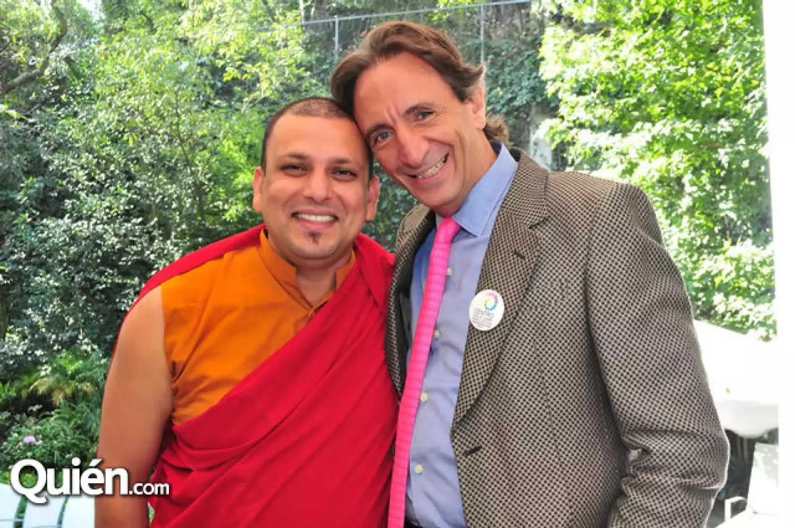 Tenzin y Michel Domit