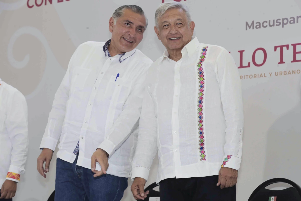(Andrés Manuel López Obrador y Adán Augusto López Hernández)