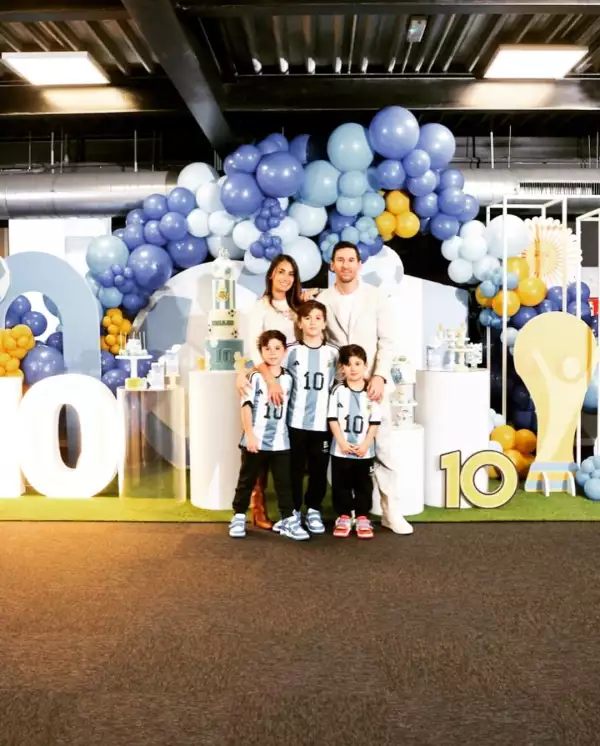 Leo Messi mensaje de Año Nuevo con Antonella y sus hijos