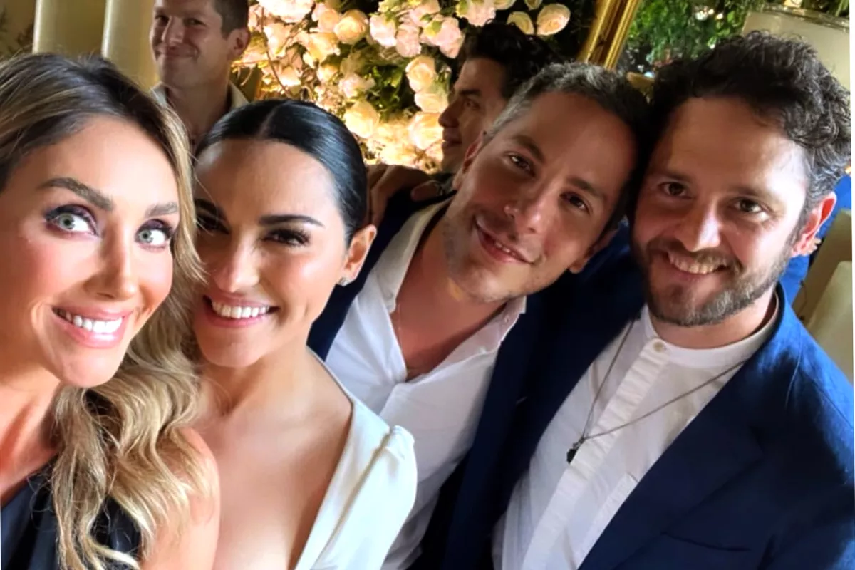 Anahi, Maite Perroni, Christian Chávez y Christopher Uckermann