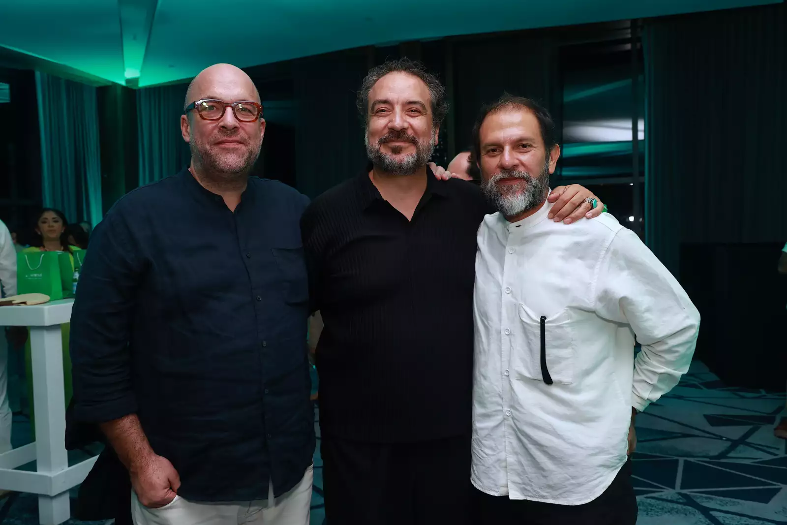 José Noé Suro, Juan Carlos Campos y chef Enrique Olvera
