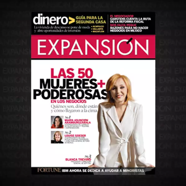 El ranking, liderado por María Asunción Aramburuzabala, cambio un poco su metodología y esta vez incluyó a emprendedoras. La presidenta y directora general de Softtek ocupó la portada.
