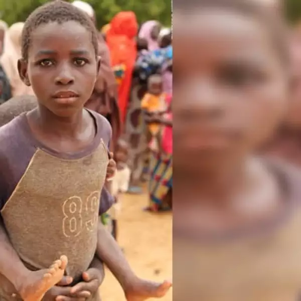 África - niño - maquillaje