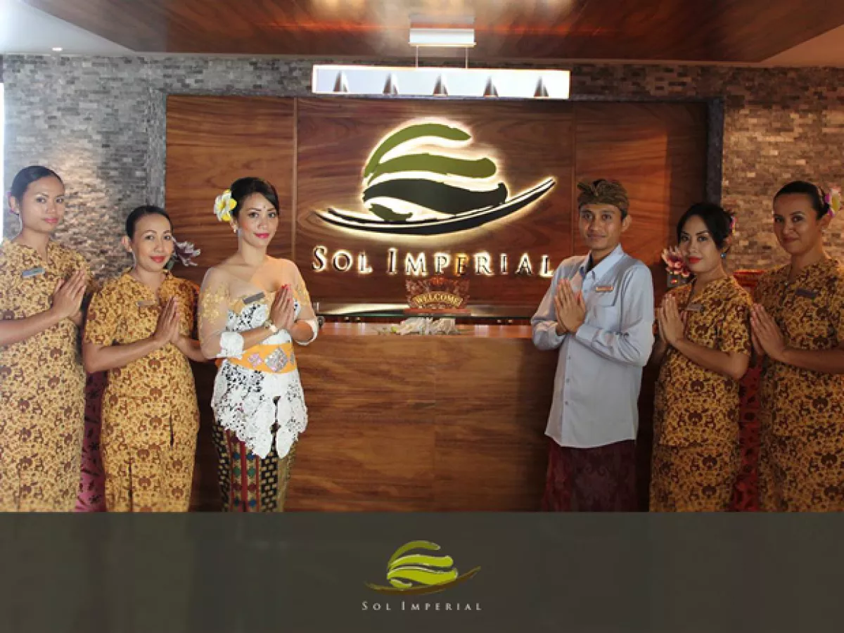 Desde que entras al spa Sol Imperial, se siente un gran ambiente de relajación gracias a los sonidos y aromas que tiene.