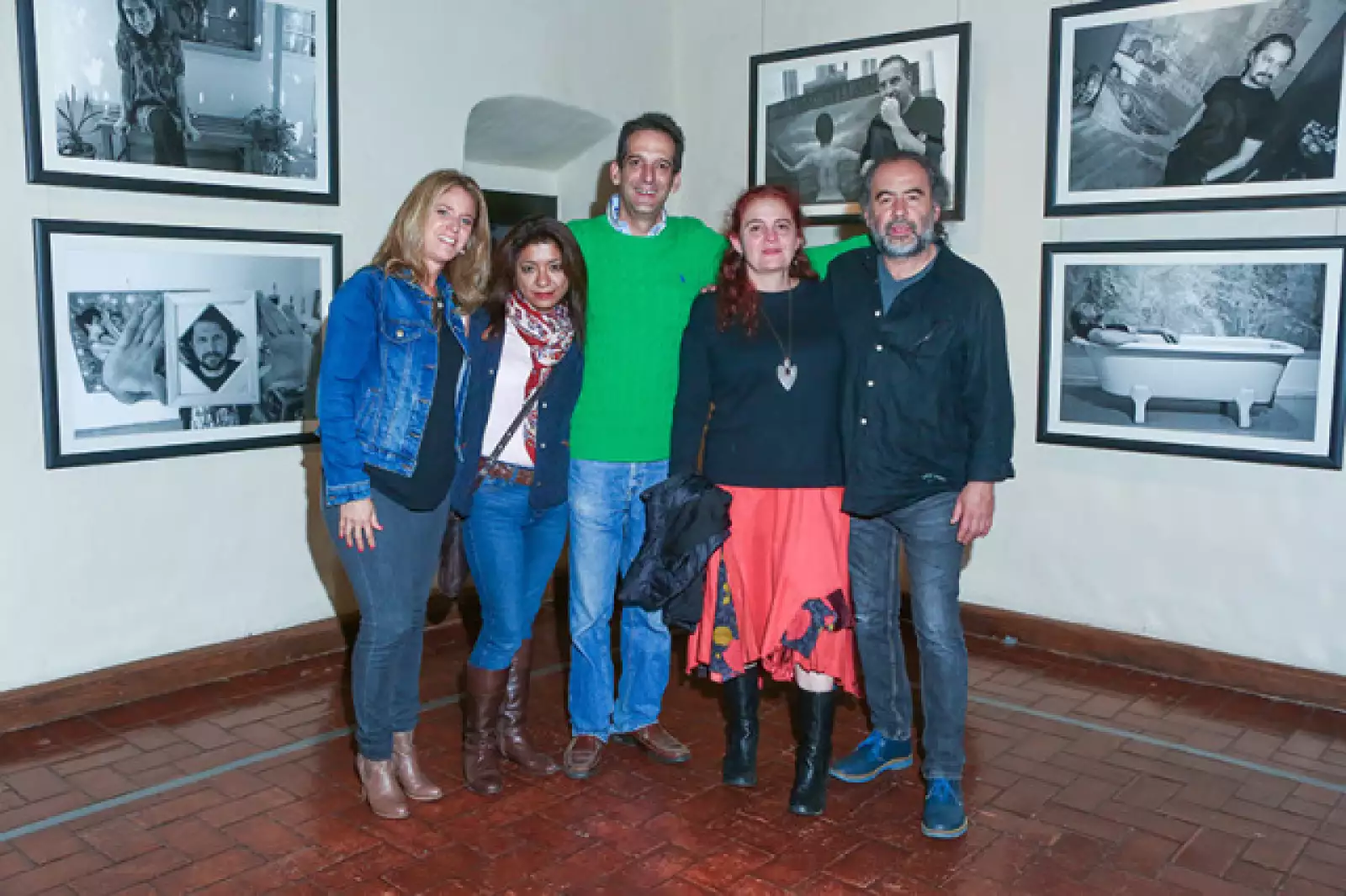 Claudia Aldana, Tere Bonilla,Tony Pliego,Brigida Becamier y Arturo Buitrón