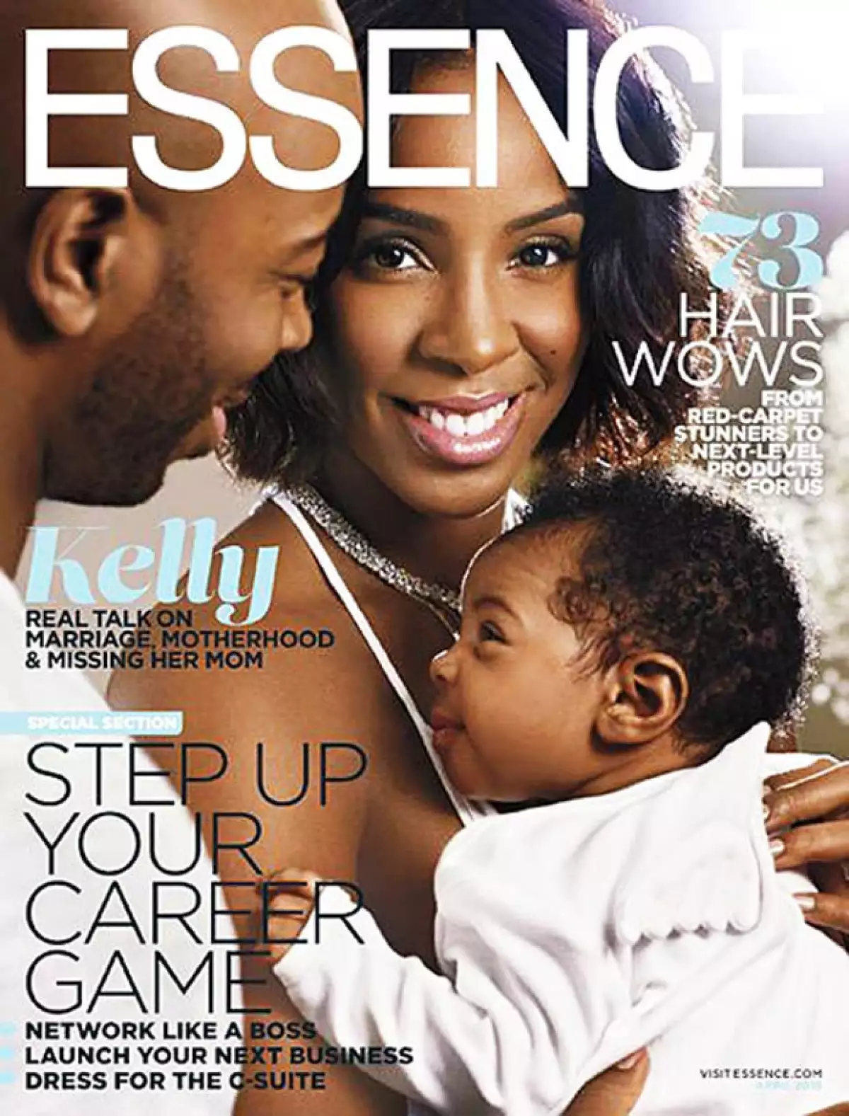 Con una tierna imagen, la ex Destiny's Child aparece en la portada de una revista en la que por fin deja ver a su primogénito, y en la que también sale su esposo.