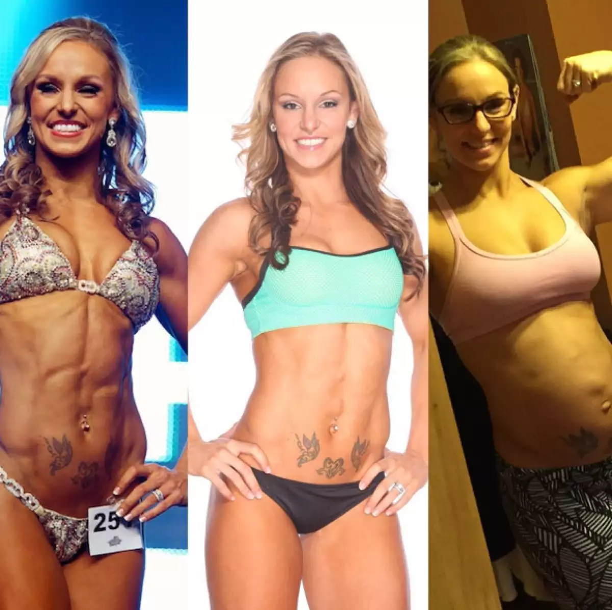 Así ha cambiado su figura con el embarazo.