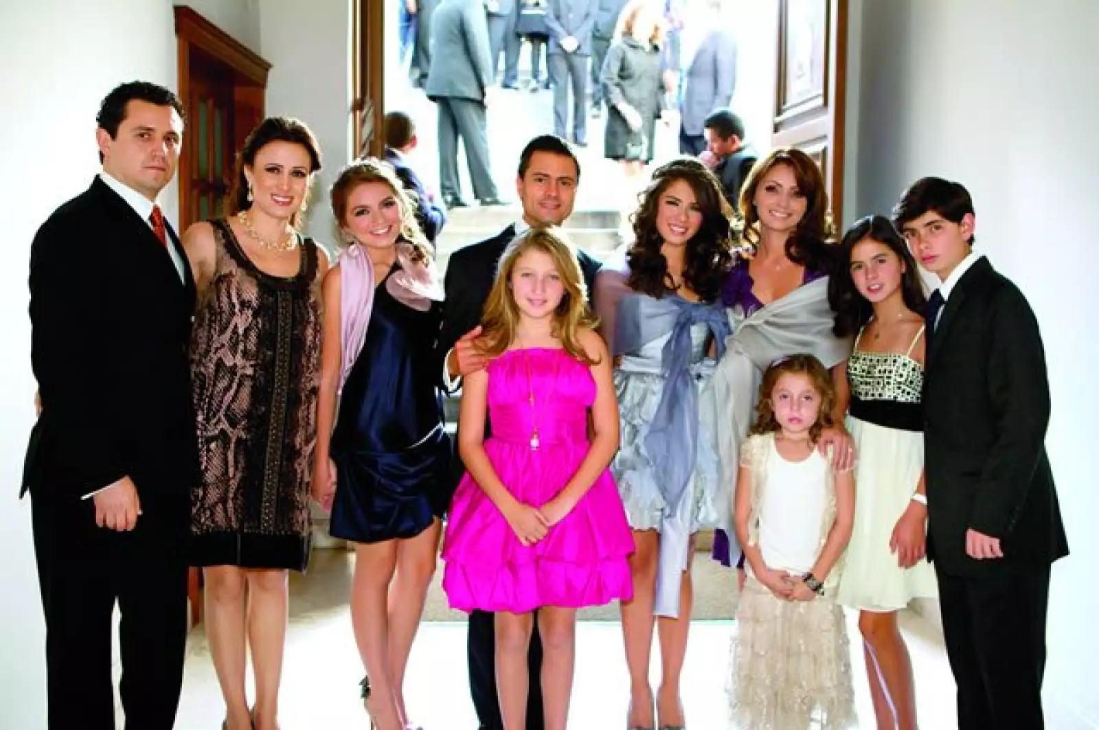 Toda la familia se reunió para el cumpleaños de Paulina.