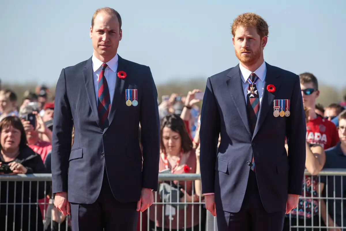 Príncipe William y príncipe Harry