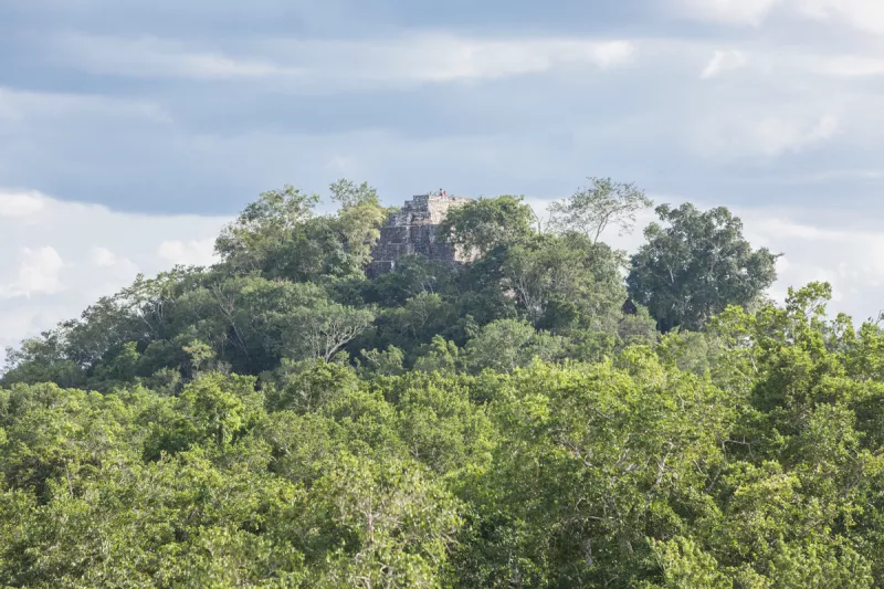 Así es en la actualidad la zona donde se construirá la Estación Calakmul